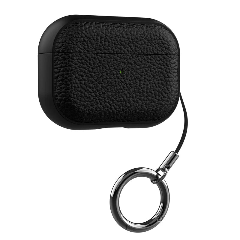 AirPods Pro 3 TPU Leather Case with Lanyard Protective Cover for AirPods 1–4 Pro 2