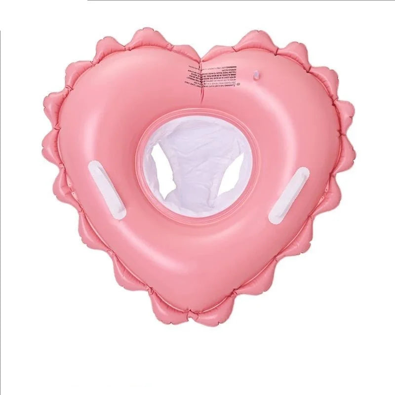 Baby Pool Float Ring with Sunshade Inflatable Swimming Float for 3–36 Months