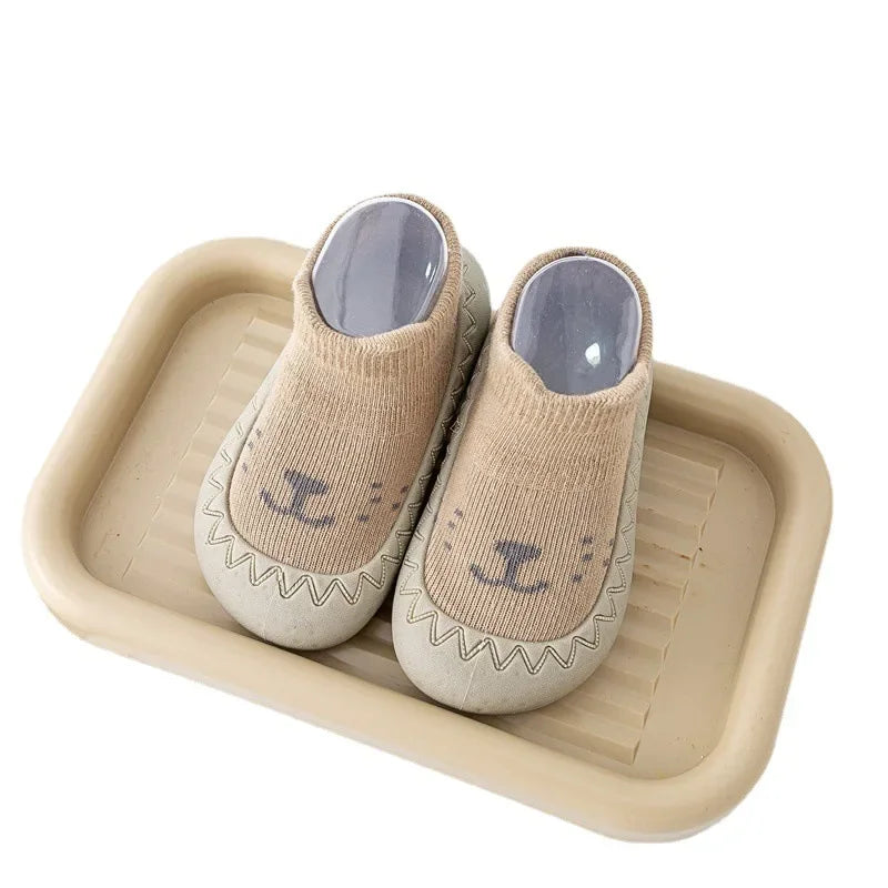 Baby Cartoon Sock Shoes Soft Rubber Sole First Walker Sneakers