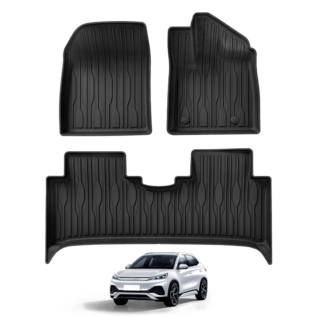 BYD ATTO 3 Floor Mats & Cargo Liner – Custom Fit Waterproof TPE Interior Protection Set