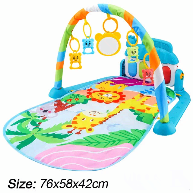 Baby Music Play Gym Piano Activity Mat for Newborns 0 to 36 Months