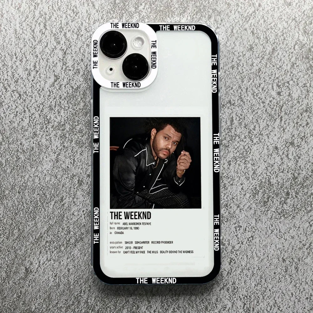 The Weeknd Minimalist Poster Shockproof iPhone Case