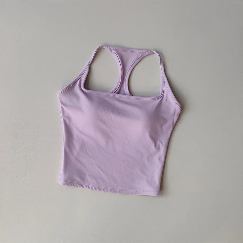 Women Sports Bra Vest Shockproof Padded Yoga Fitness Top