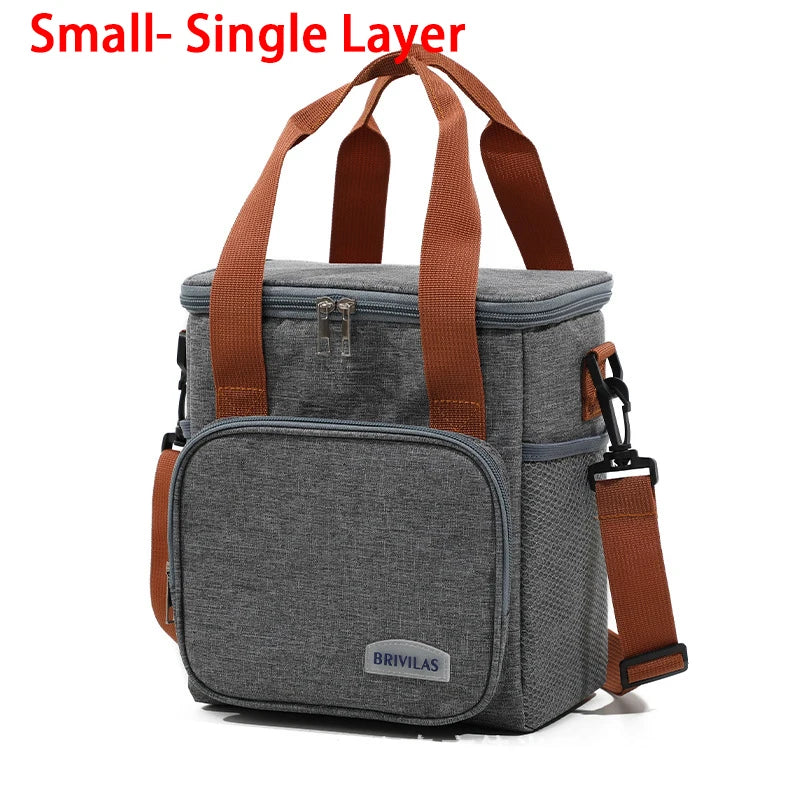 Insulated Lunch Bag Leakproof Collapsible Large Capacity for Work Travel