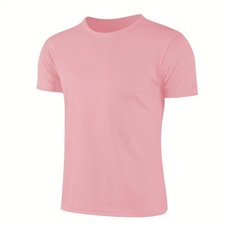 Quick Dry Sports T Shirt Men Women Breathable Gym Running Fitness Tee