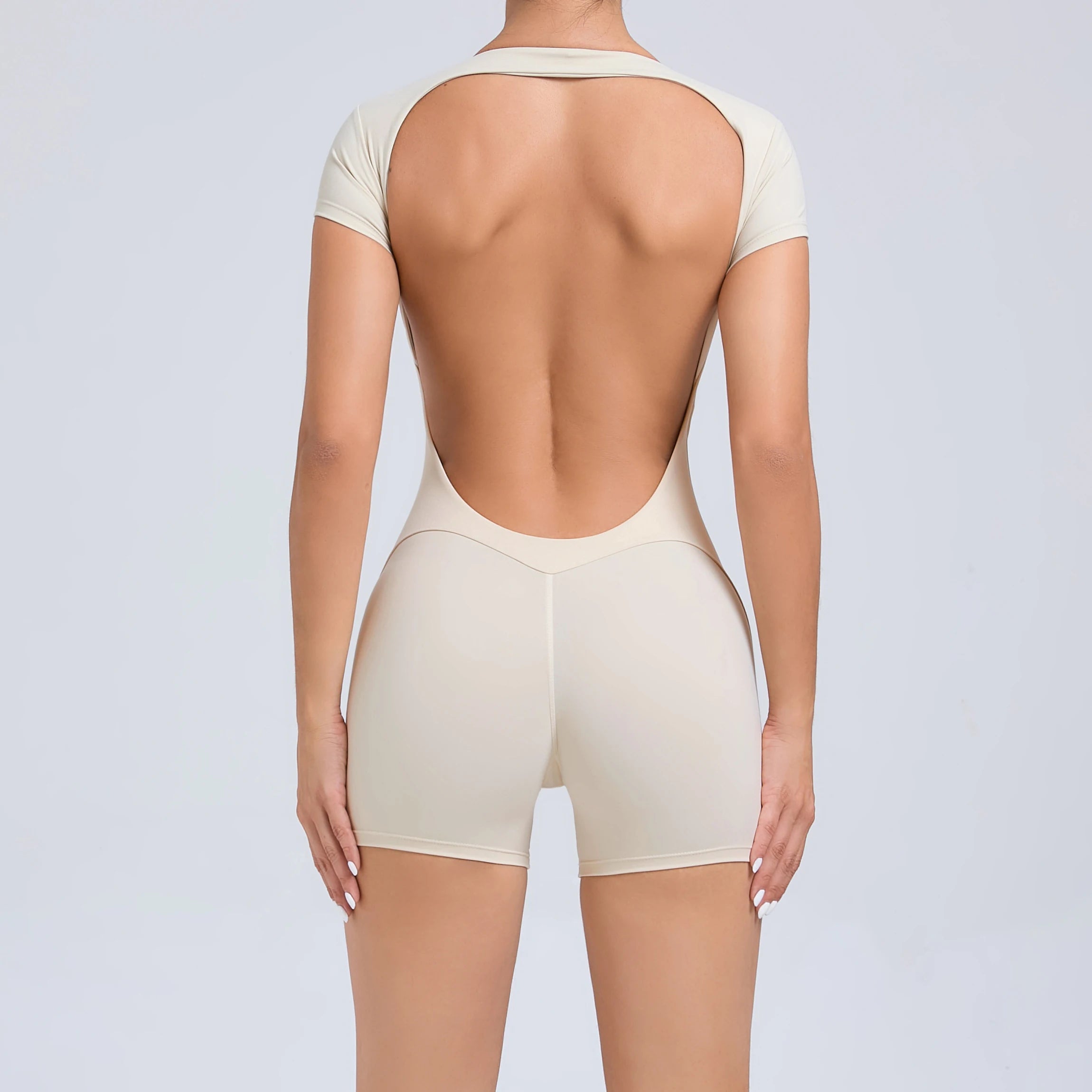 Women Sporty Jumpsuit Gym Set Padded Fitness Yoga One Piece Sportswear Outfit