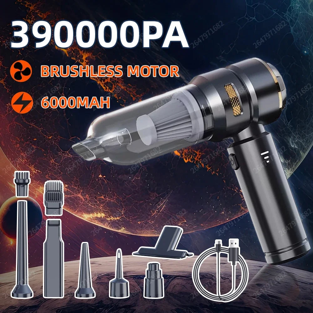 High Power 2-in-1 Car Vacuum Cleaner & Air Blower