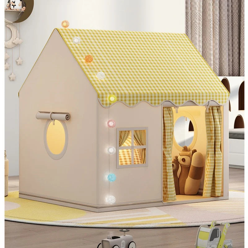 Kids Princess Castle Play Tent Foldable Indoor Playhouse