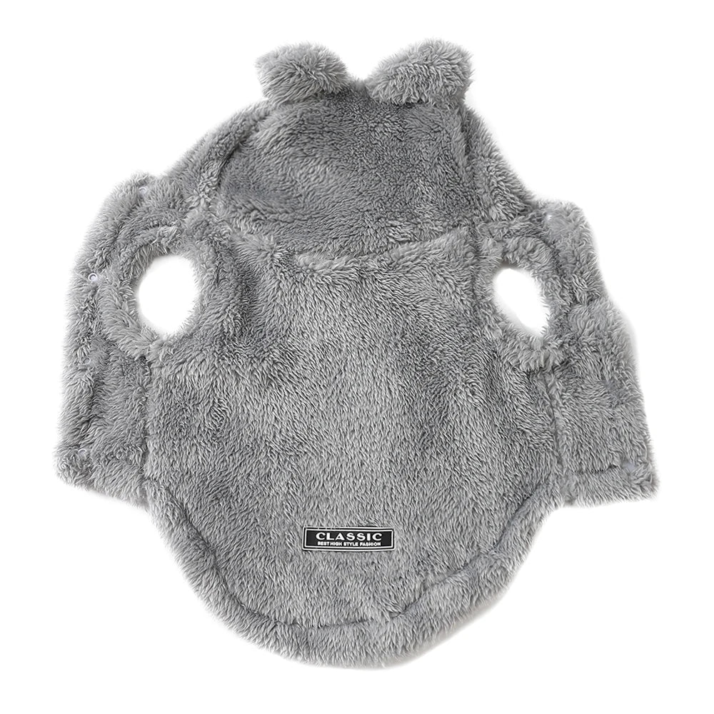 Soft Fleece Dog Hoodie Warm Pet Sweater Jacket