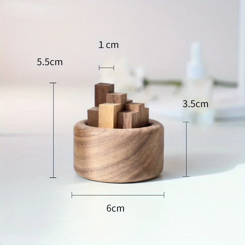 Wood Essential Oil Diffuser Beech Walnut Aromatherapy Home Decor
