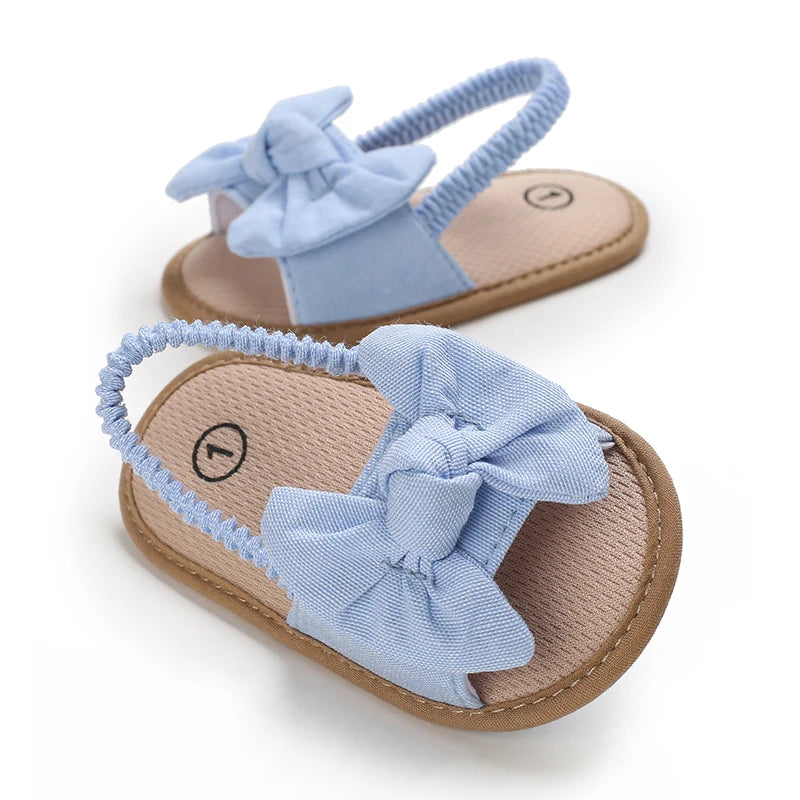 Baby Girls Flower Sandals Soft Sole Non Slip First Walker Shoes