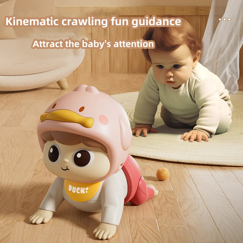 Musical Crawling Baby Toy for Tummy Time 0 1 Years