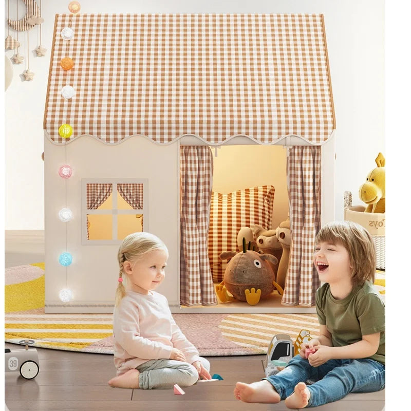 Kids Princess Castle Play Tent Foldable Indoor Playhouse
