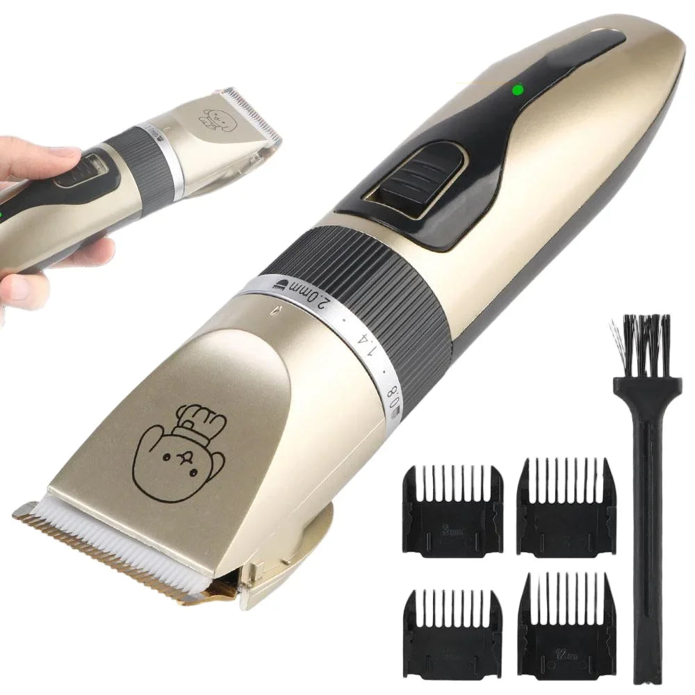 Dog & Cat Grooming Clipper – Electric Pet Hair Trimmer with Adjustable Length