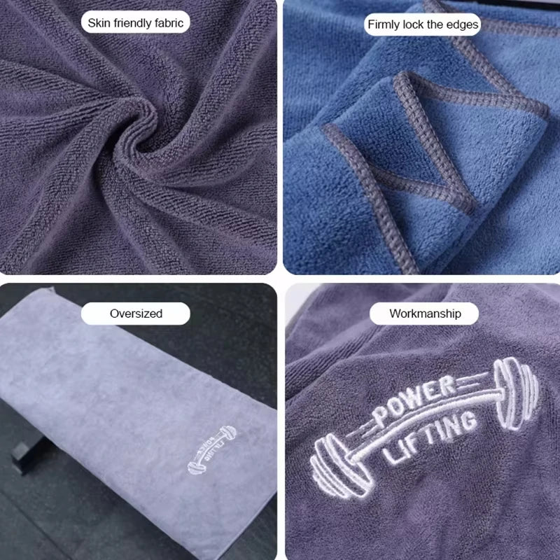 Fitness Quick Dry Microfiber Towel Anti Slip Gym Yoga Sports Sweat Towel