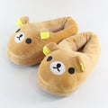 Cute Bear Cotton Slippers Warm Indoor Home Shoes