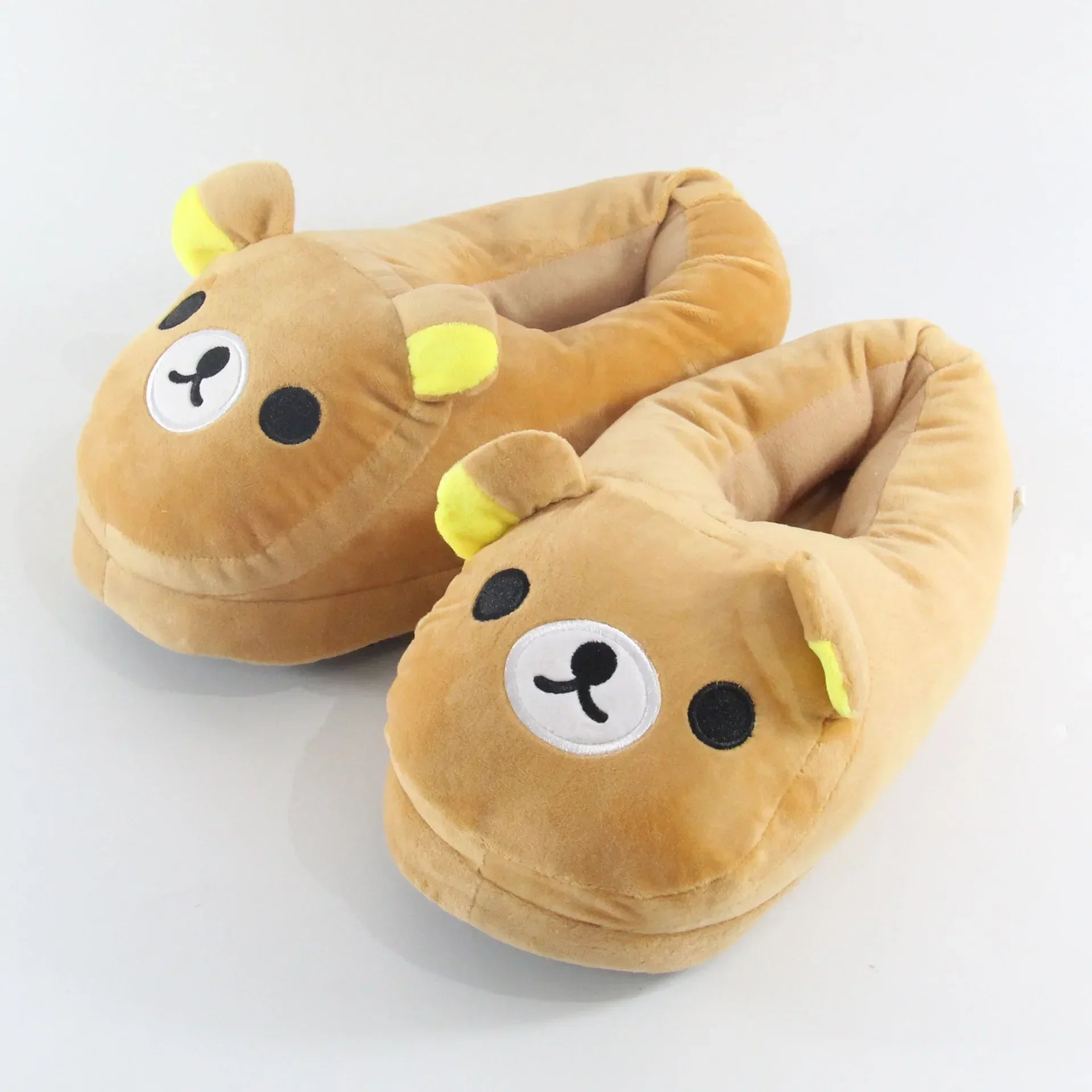 Cute Bear Cotton Slippers Warm Indoor Home Shoes
