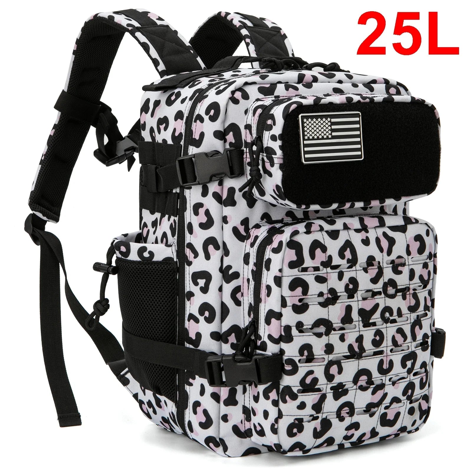 Tactical Backpack 25L 45L Outdoor Survival Hiking Rucksack with Bottle Holder