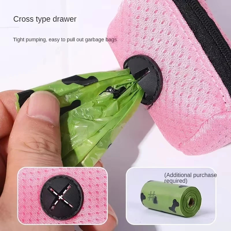 Portable Dog Waste Bag Dispenser – Clip-On Holder for Walking and Outdoor Use