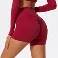 Seamless Scrunch Gym Shorts Women High Waist Booty Lifting Fitness Shorts