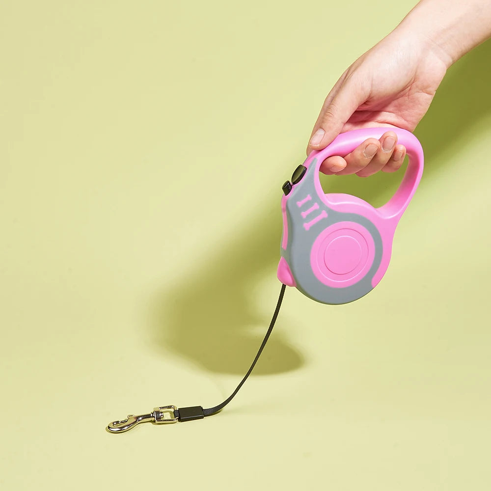 Automatic Retractable Dog Leash – Durable Walking Lead for Small Pets