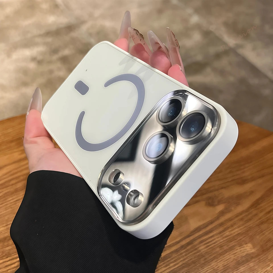Magnetic MagSafe Big Window Charging iPhone Case