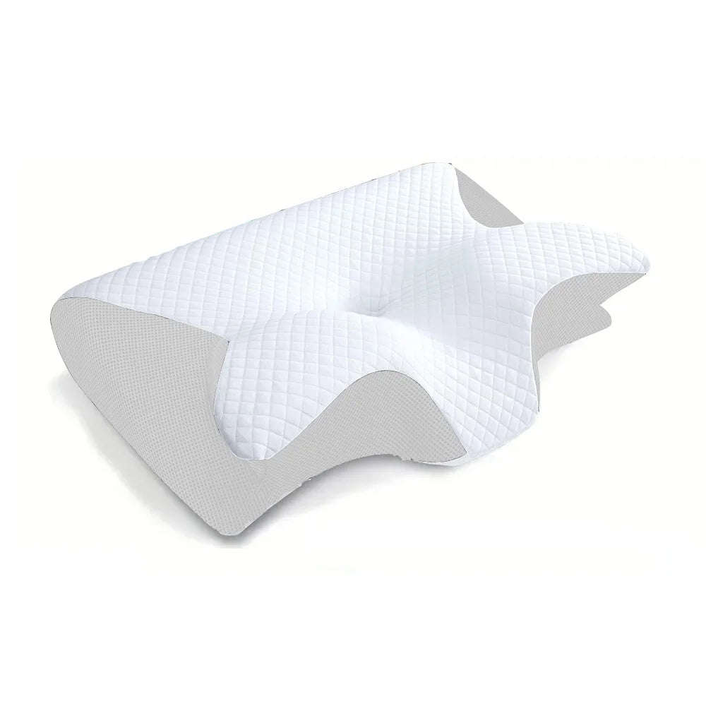 Memory Foam Cervical Pillow 2 in 1 Ergonomic Neck Support Pillow