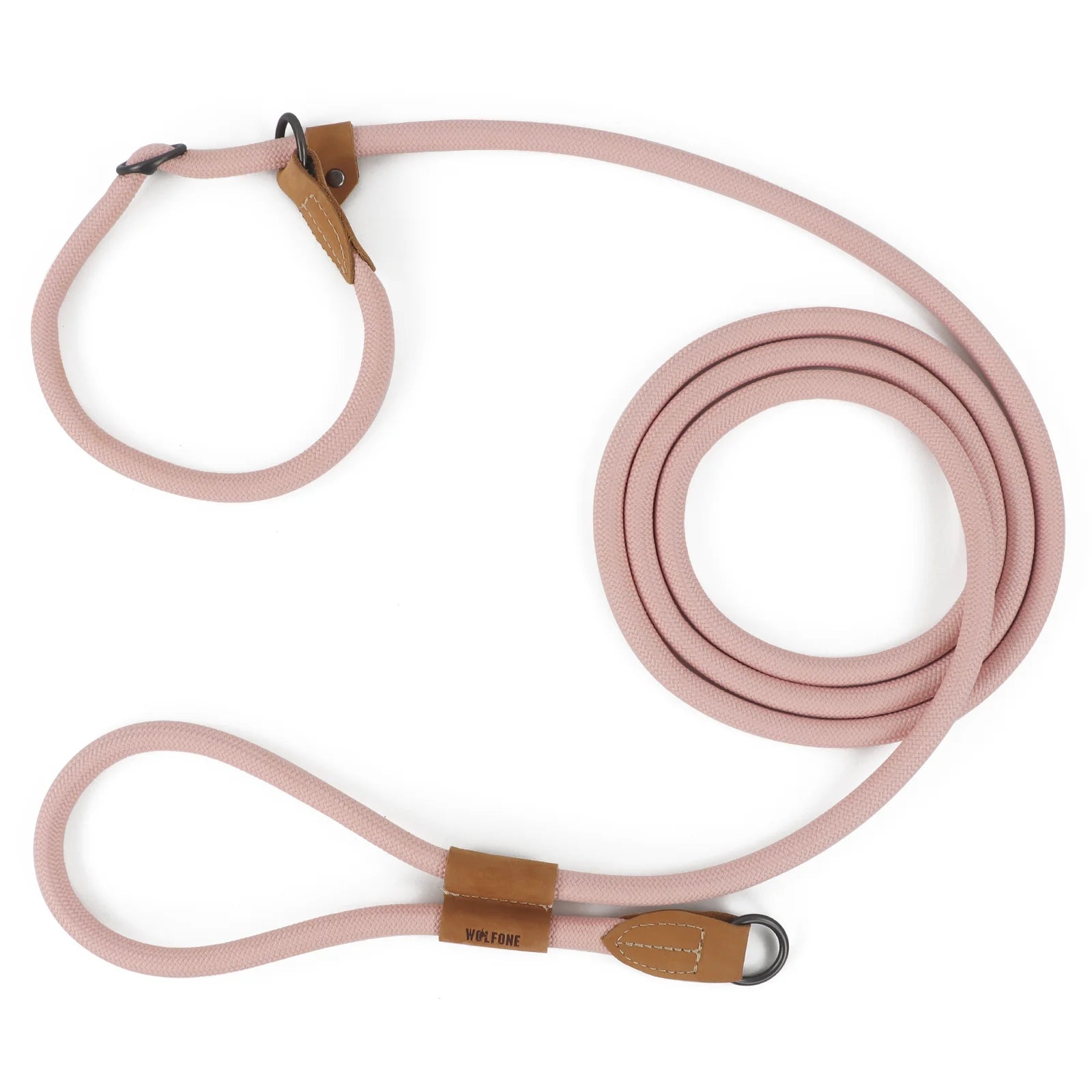 Adjustable P Shape Dog Leash Hands Free Traction Rope for Running Walking