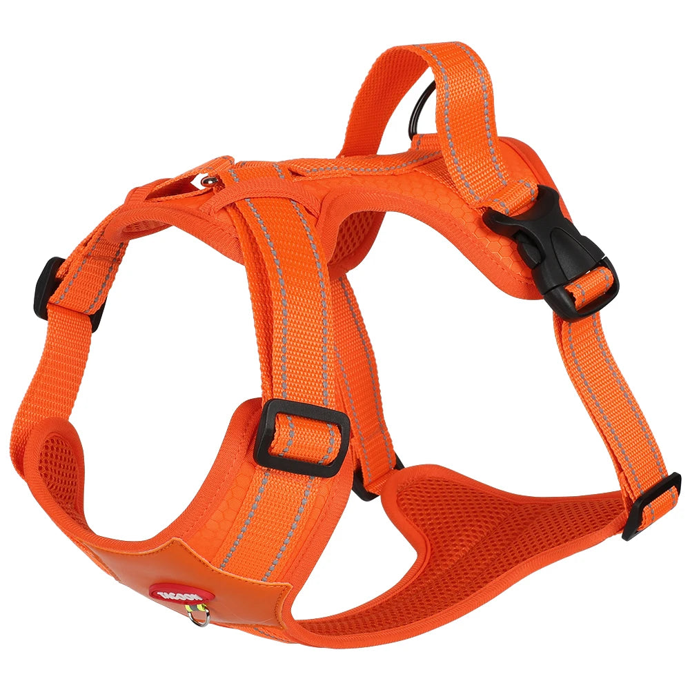 Reflective Tactical Dog Harness Waterproof Vest Medium Large Dogs Adjustable Pet Supplies