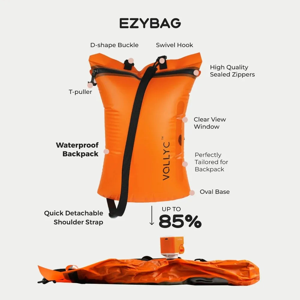 Vacuum Storage Bag 25L Reusable Compression Travel Packing Clothing Organizer