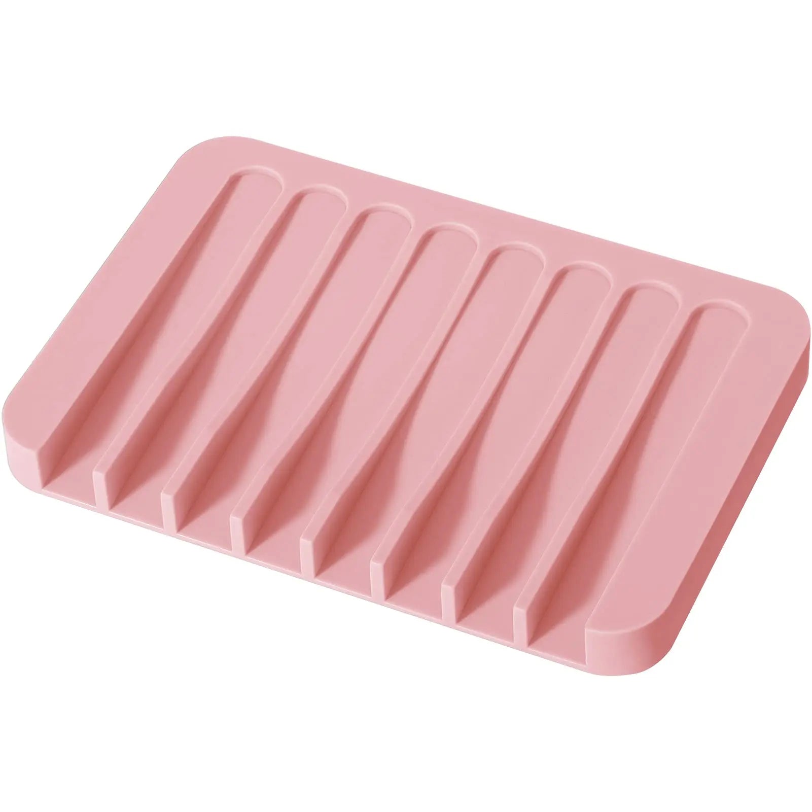 Silicone Draining Soap Holder Non Slip Bathroom Soap Box