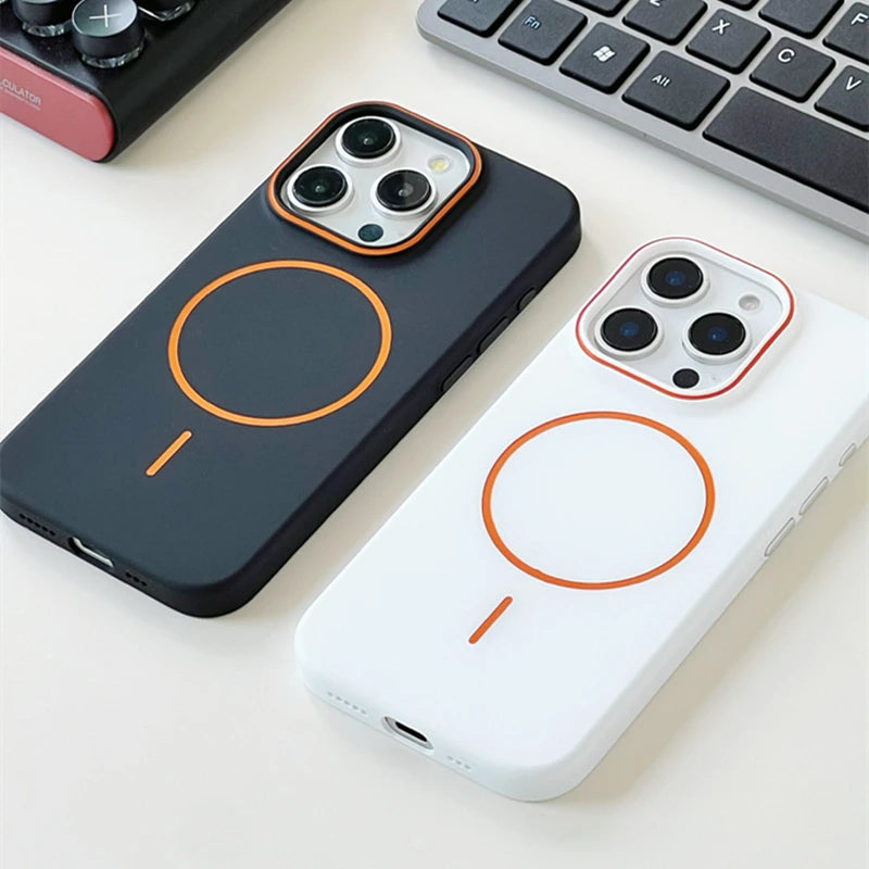 Matte Magnetic iPhone Case – MagSafe Compatible Slim Protective Cover
