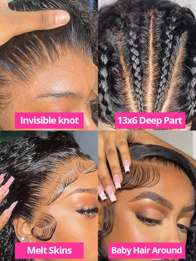 Deep Curly Wig – HD Lace Front Human Hair Wig (13x4/13x6 Long 40–46 Inch)