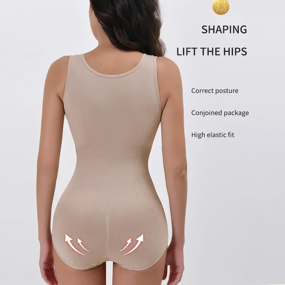 Women’s Zipper Shapewear Bodysuit Tummy Control Waist Trainer