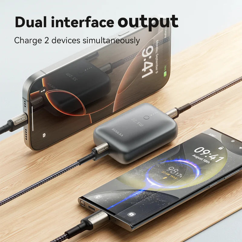 Power Bank 10000mAh PD3.0 QC3.0 Fast Charging Portable Charger External Battery for iPhone Samsung