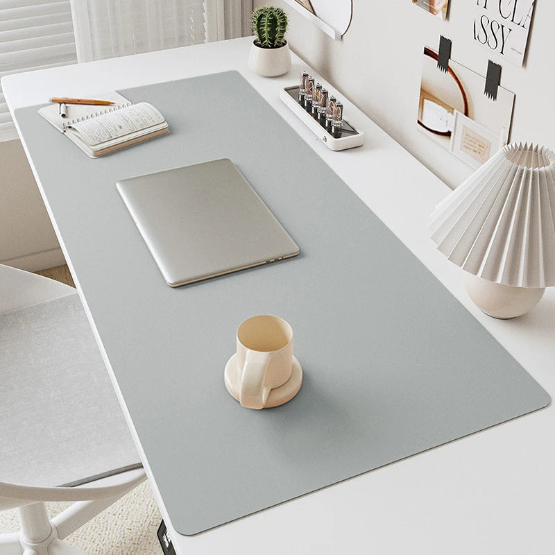 Leather Mouse Pad Desk Mat Waterproof Non Slip Gaming Keyboard Office Pad