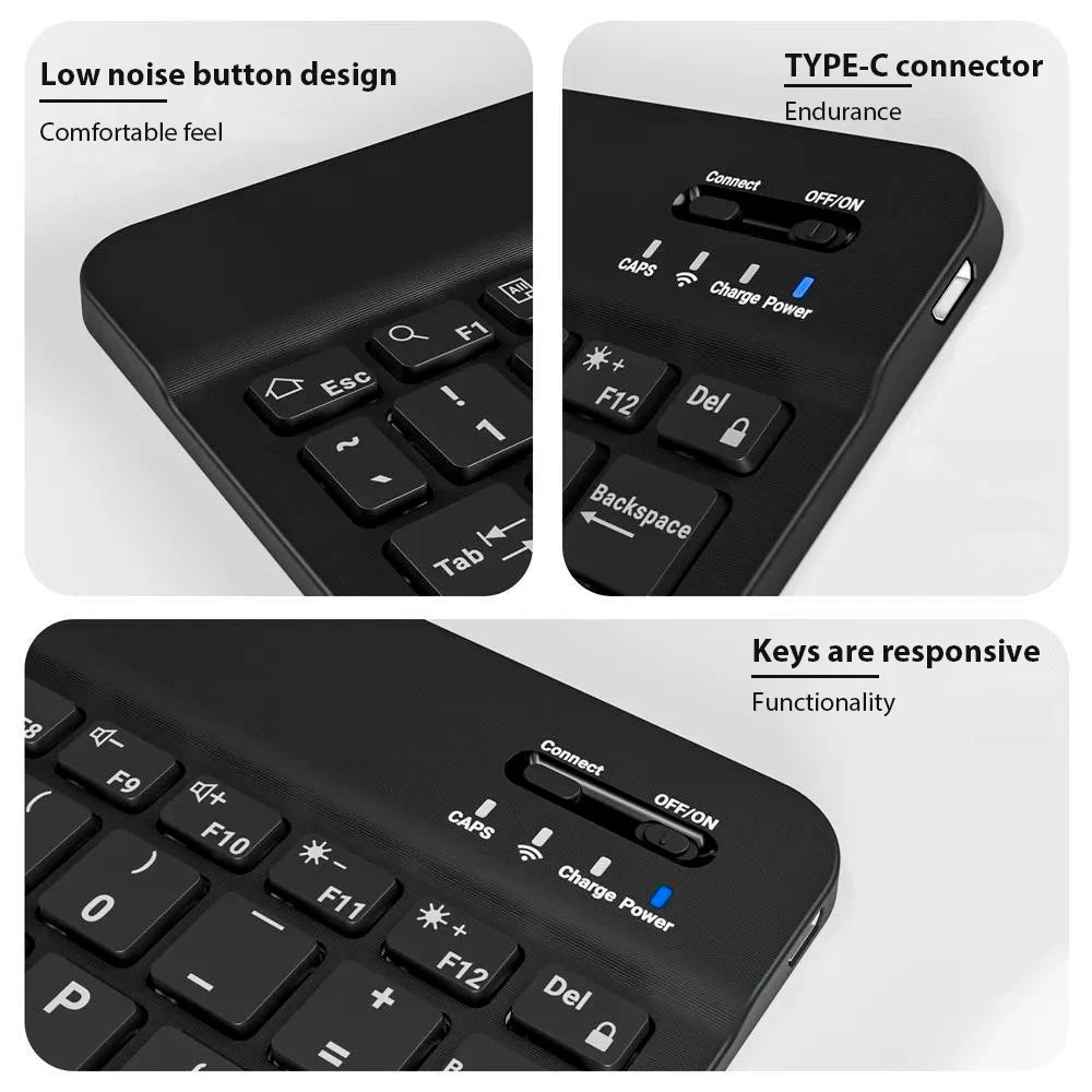 Bluetooth Wireless Keyboard & Mouse Set