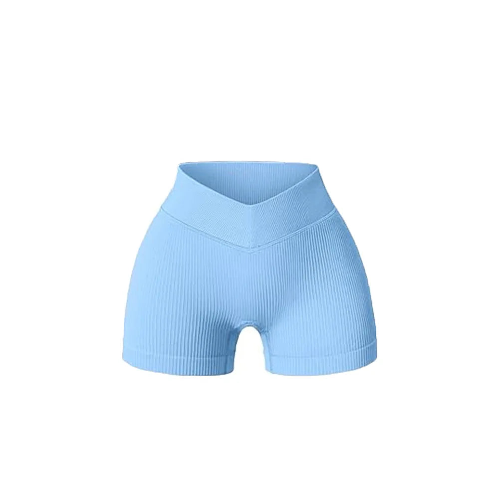 Women High Waist Seamless Yoga Shorts