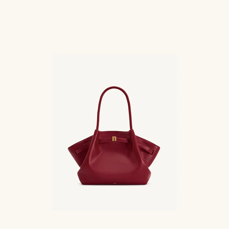 Dumpling Shoulder Bag Large Capacity Women Tote Handbag Minimalist Style