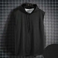 Men Cotton O-Neck Solid T Shirt Casual Stretch Summer Streetwear Tee