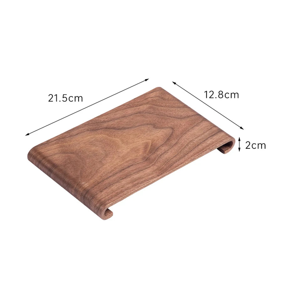 Rectangular Wooden Display Tray Desktop Coffee Table Decorative Heat Resistant Rack