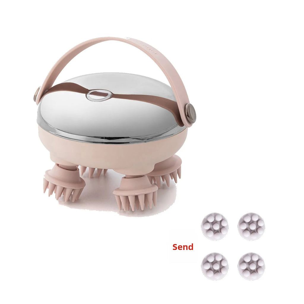 Rechargeable Scalp Massager Waterproof Head and Body Stress Relief