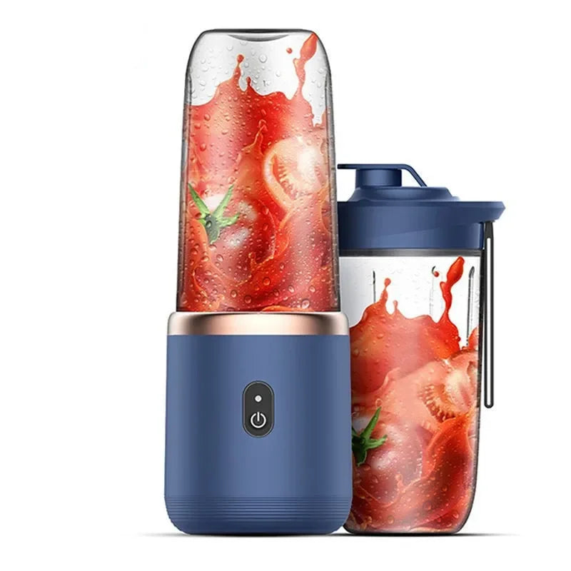 Portable USB Mini Blender 6 Blades Personal Fruit Juice Smoothie Maker Bottle