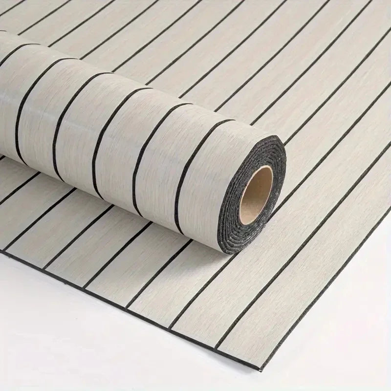 3D Wood Grain Wallpaper Self Adhesive Waterproof Removable DIY Wall Ceiling Decor