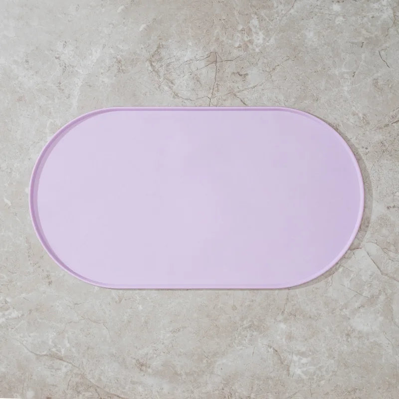 Waterproof Non Slip Cat Feeding Mat Pet Food Bowl Mat for Dog Cat Feeding Area