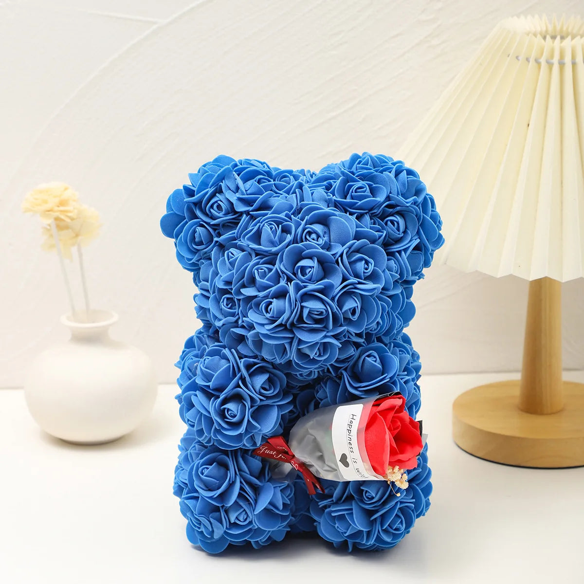Teddy Bear Foam Rose Bouquet for Mother’s Day Gift