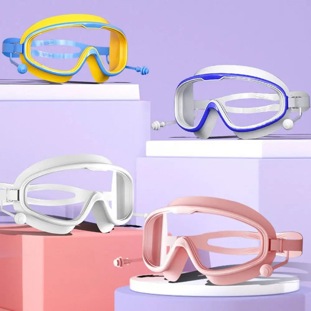 Kids Swim Goggles Anti Fog No Leak Clear Pool Beach Swimming Glasses