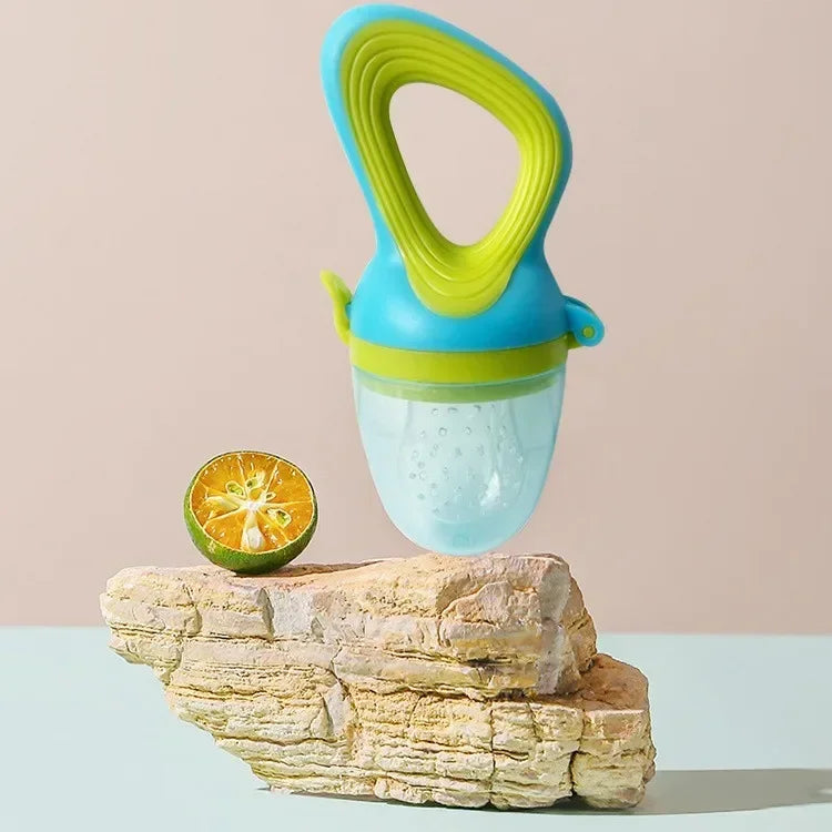*Silicone Baby Fruit Feeder Teething Pacifier Nibbler