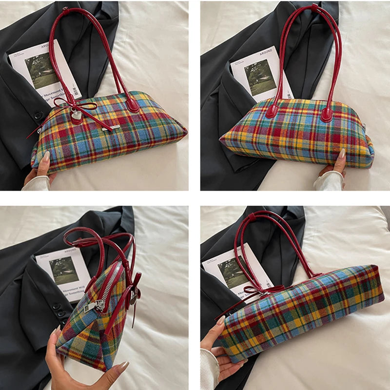 Women Retro Crossbody Handbag Simple Shoulder Bag Casual Fashion Tote Bag