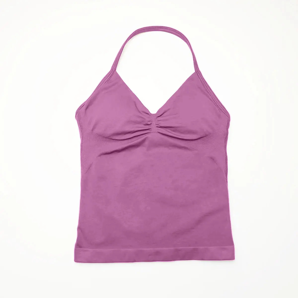 Women Yoga Tank Top Strappy Fitness Top Seamless Gym Workout Aesthetic Outfit